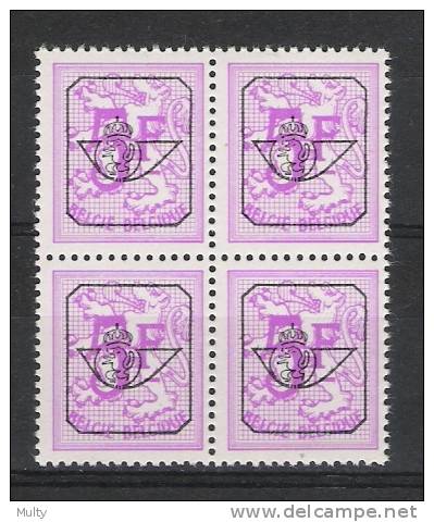 Belgie OCB V798 (**) In Blok Van 4. - Typo Precancels 1951-80 (Figure On Lion)