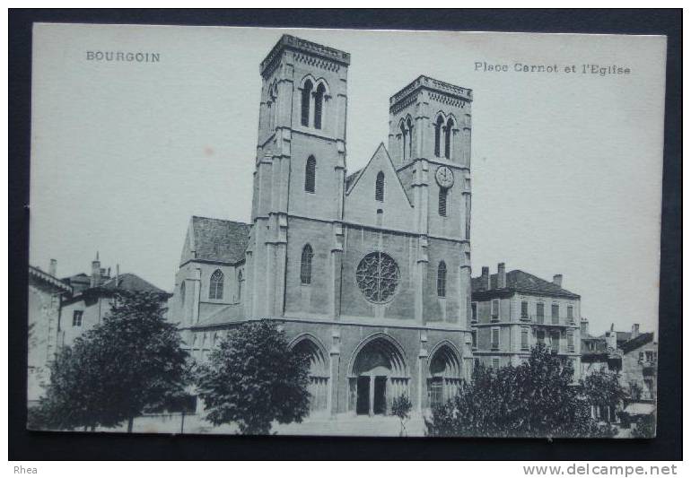 38 Bourgoin-Jallieu Eglise    D38D  K38053K  C38053C RH038146 - Jallieu