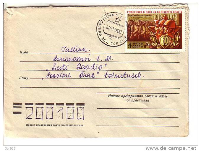 Three GOOD USSR / RUSSIA Postal Cover´s - Nice Stamped - Storia Postale