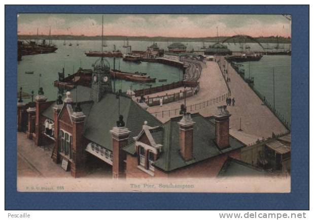 CP THE PIER - SOUTHAMPTON - CIRCULEE 1908 - ANIMATION - Southampton