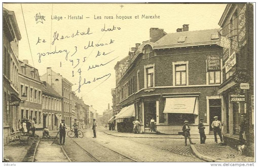 Herstal - Les Rues Hoyoux Et Marexhe - Herstal