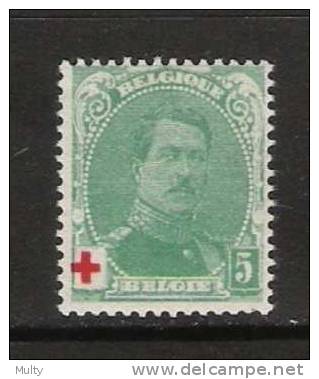 Belgie OCB 129 (*) - 1914-1915 Rotes Kreuz