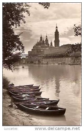 21. ZARAGOZA . TEMPLO DEL PILAR Y LA PASARELA. - Zaragoza