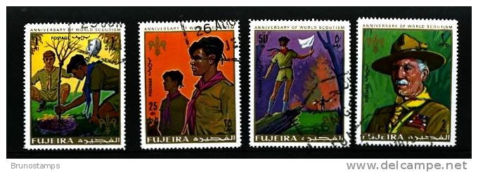 FUJEIRA - ANNIVERSARY  OF WORLD SCOUTISM SET FINE  USED - Fujeira
