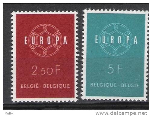Belgie OCB 1111 / 1112 (**) - 1959