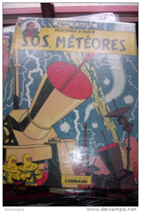 EO BLAKE ET MORTIMER SOS METEORES  JACOBS - Blake Et Mortimer