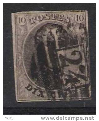 Belgie  OCB 10 (0) - 1858-1862 Medaillen (9/12)