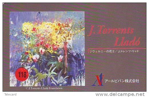 Telecarte ART  (118) J. TORRENTS LLADO  * Japon Peinture Painting MAHLEREI KUNST SCHILDERIJ - Painting