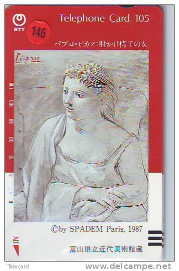 Telecarte  ART  (146) PABLO PICASSO  * FRONTBAR 310-019 *  Peinture Painting MAHLEREI KUNST - Peinture