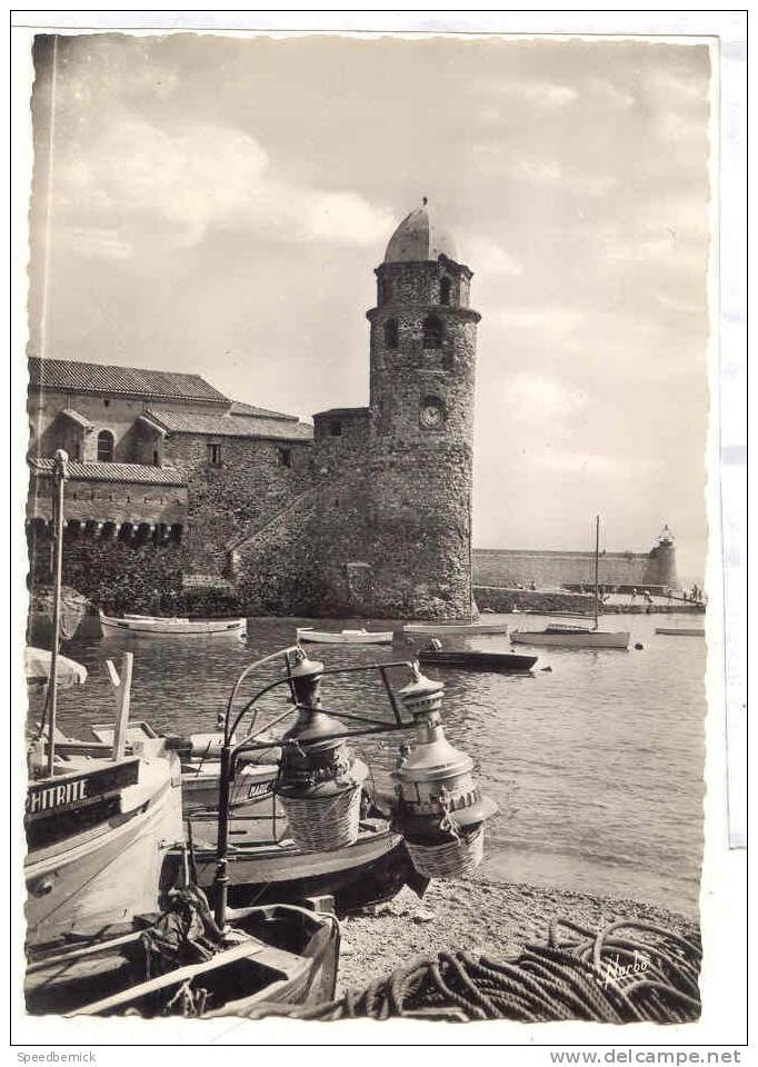 11408 Collioure Les Lamparos Et Le Clocher . 571 Narbo Bateau Peche ??HITRITE - Collioure