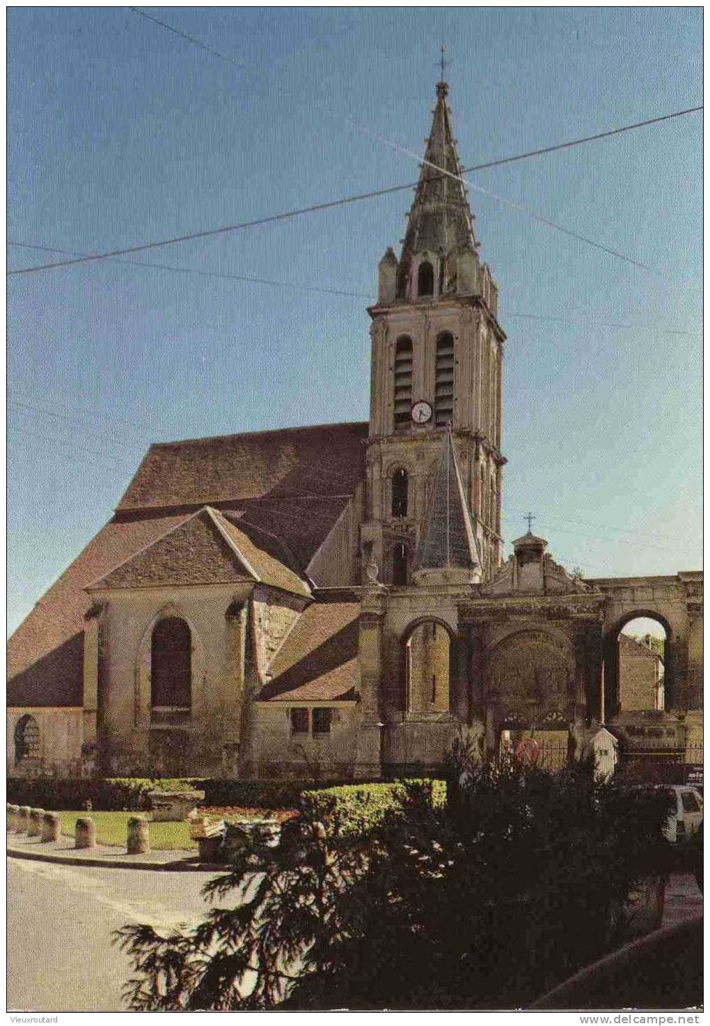 CPSM. CERGY. CERGY VILLAGE . L'EGLISE. - Cergy Pontoise