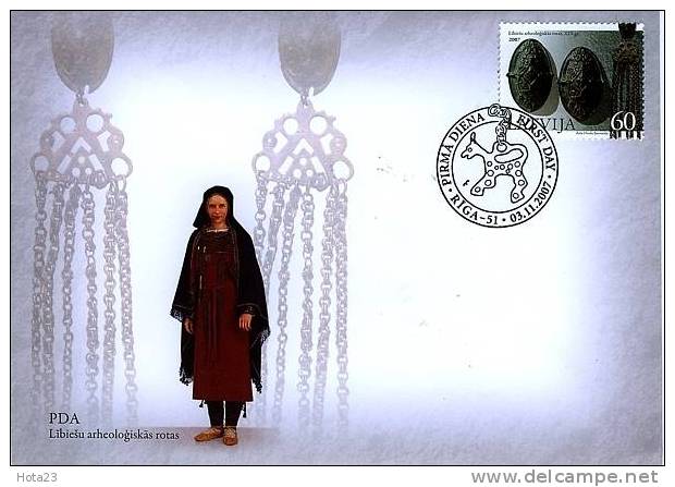 Latvia - 2007 Ornaments - FDC - Letonia