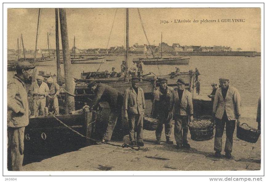 7174  -  L´ARRIVEE Des Pêcheurs à GUILVINEC - Guilvinec