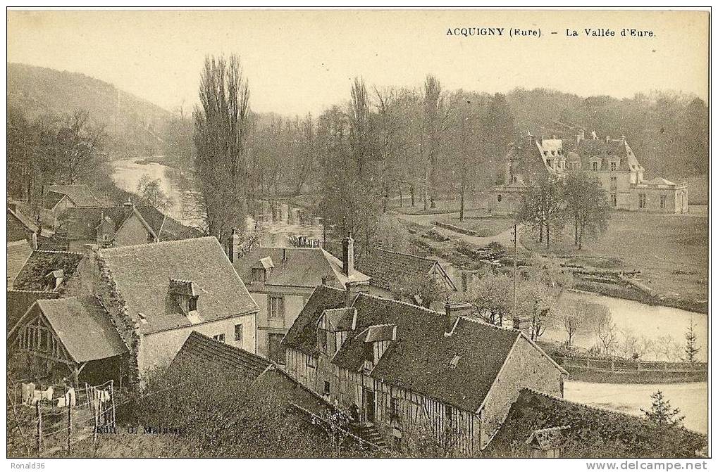 CP 27 ACQUIGNY La Vallée D'eure - Acquigny