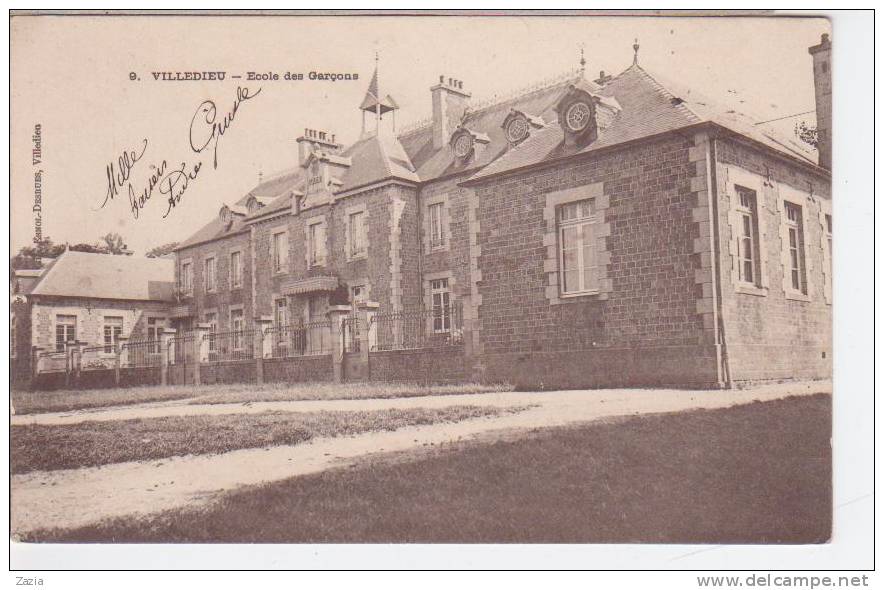 50.265/ VILLEDIEU - Ecole Des Garçons - Villedieu