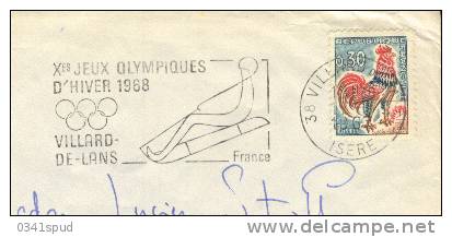 Jeux Olympiques1968   France  38 Villard De Lans - Hiver 1968: Grenoble