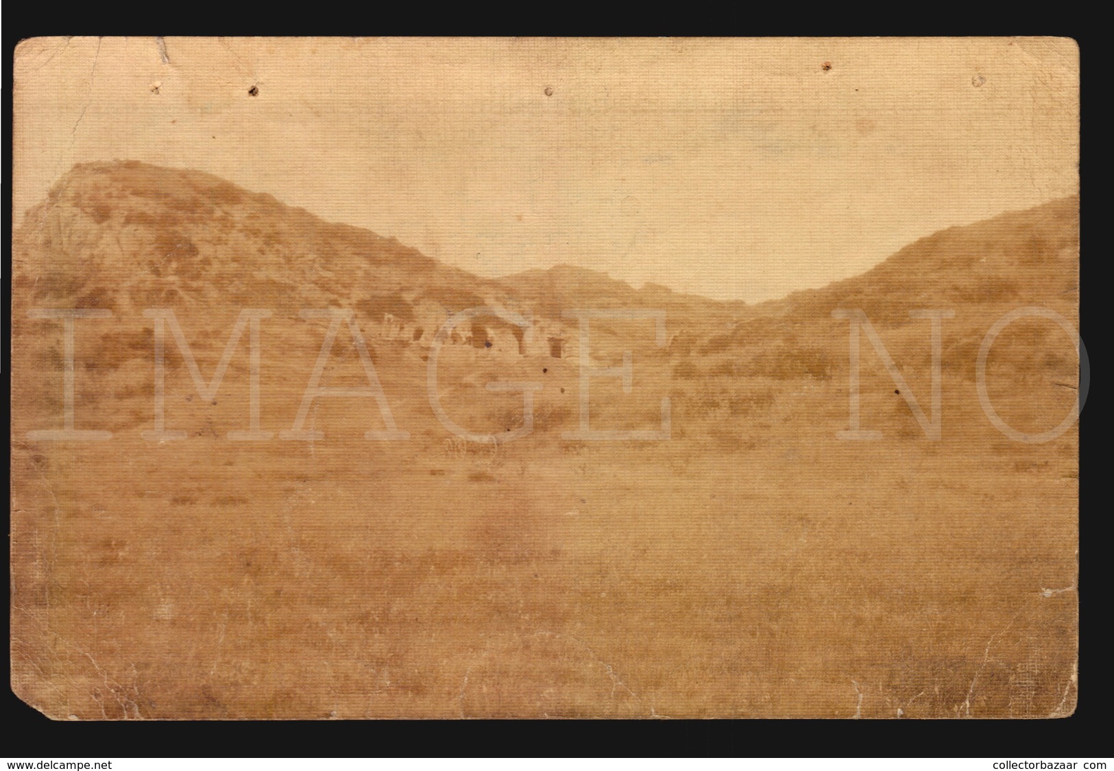 1922 Azerbaiyán Turkey Armenia Capadoccia ?? Caves REVERSE IS WRITTEN FOR IDENTIFICATION  VINTAGE POSTCARD W5-509 - Azerbaiyan