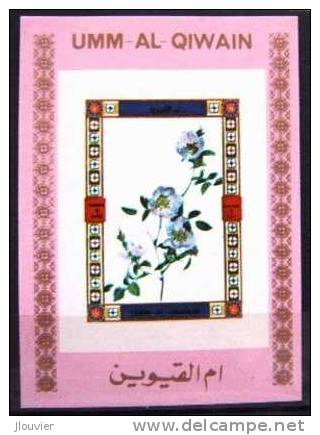 Bloc-Timbre Neuf Non Dentelé : Fleurs : Roses. Umm-Al-Qiwain. Michel N° 1445A - 1972. - Roses