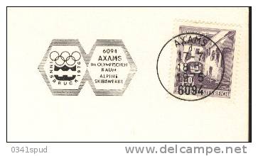 Jeux Olympiques D'Hiver 1976  Innsbruck   Axams - Hiver 1976: Innsbruck