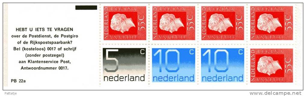 Pays-Bas Nederland Carnet C 1042 B(II) - Cuadernillos