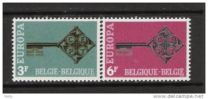 Belgie OCB  1452 / 1453 (**) - 1968