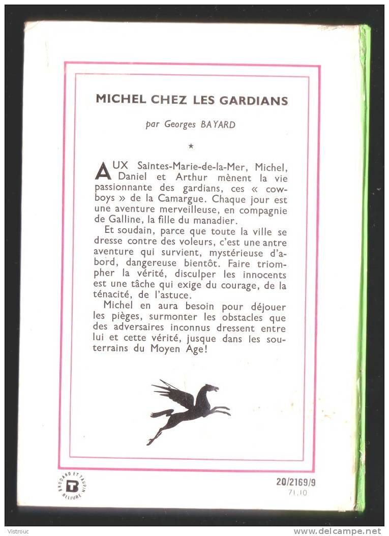 "Michel Chez Les Guardians" - Georges BAYARD, Bibliothèque Verte. - Biblioteca Verde