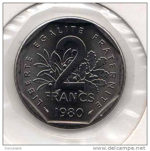** 2 FRANCS SEMEUSE 1980 FDC  **2F166** - 2 Francs
