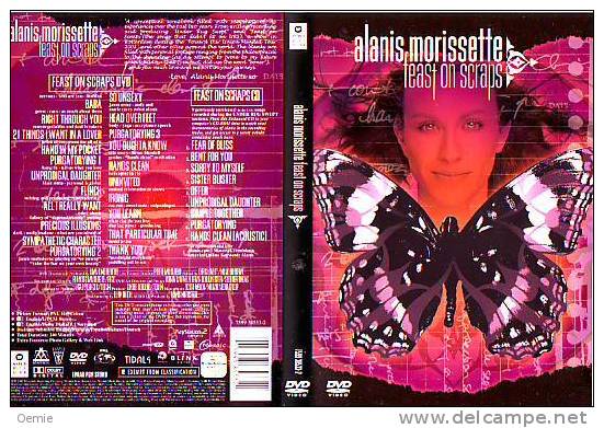 ALANIS  MORISSETTE   FEAST  ON  SCRAPS   2  DVD - Conciertos Y Música