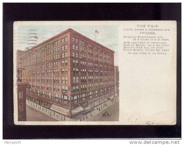 Chicago The Fair State Adams & Dearborn Sts édit.koelling & Klappenbach Belle Carte Précurseur - Chicago