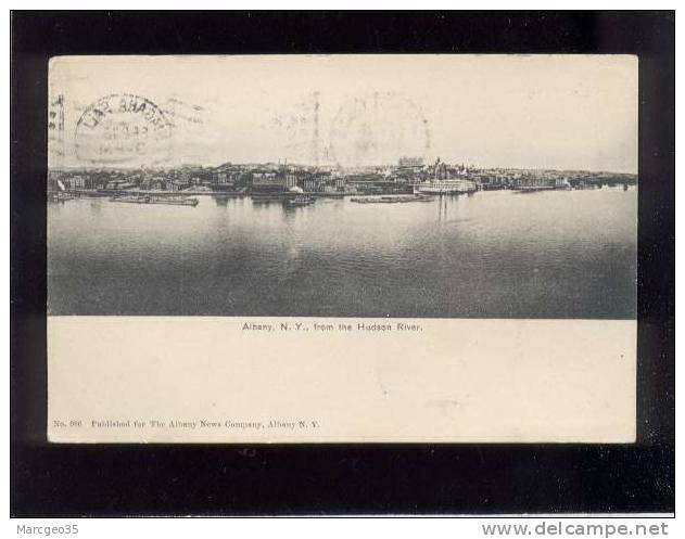 Albany N.Y. From The Hudson River édit.albany New Cy N° 086  Belle Carte Précurseur - Albany