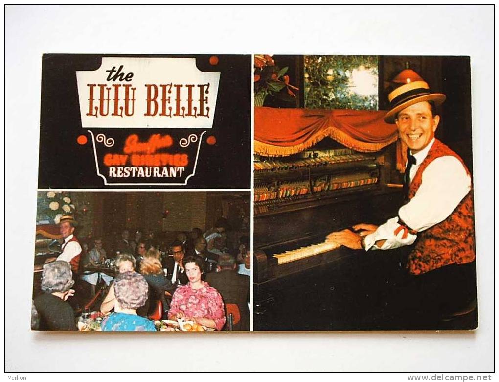 Lulu Belle -Restaurant - Vancouver BC  - Canada    Cca 1950-60´s     VF D31248 - Vancouver
