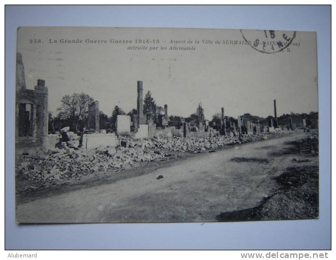 Sermaize Les Bains , Aspect De La Ville.1914.1915 - Sermaize-les-Bains