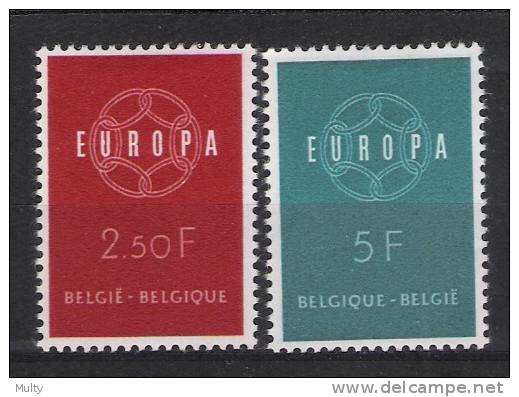 Belgie OCB 1111 / 1112 (*) - 1959