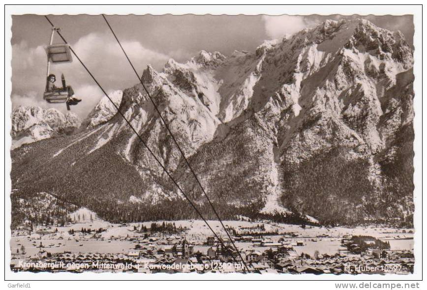 Ansichtskarte  -  Mittenwald , Kranzberglift  - - Mittenwald