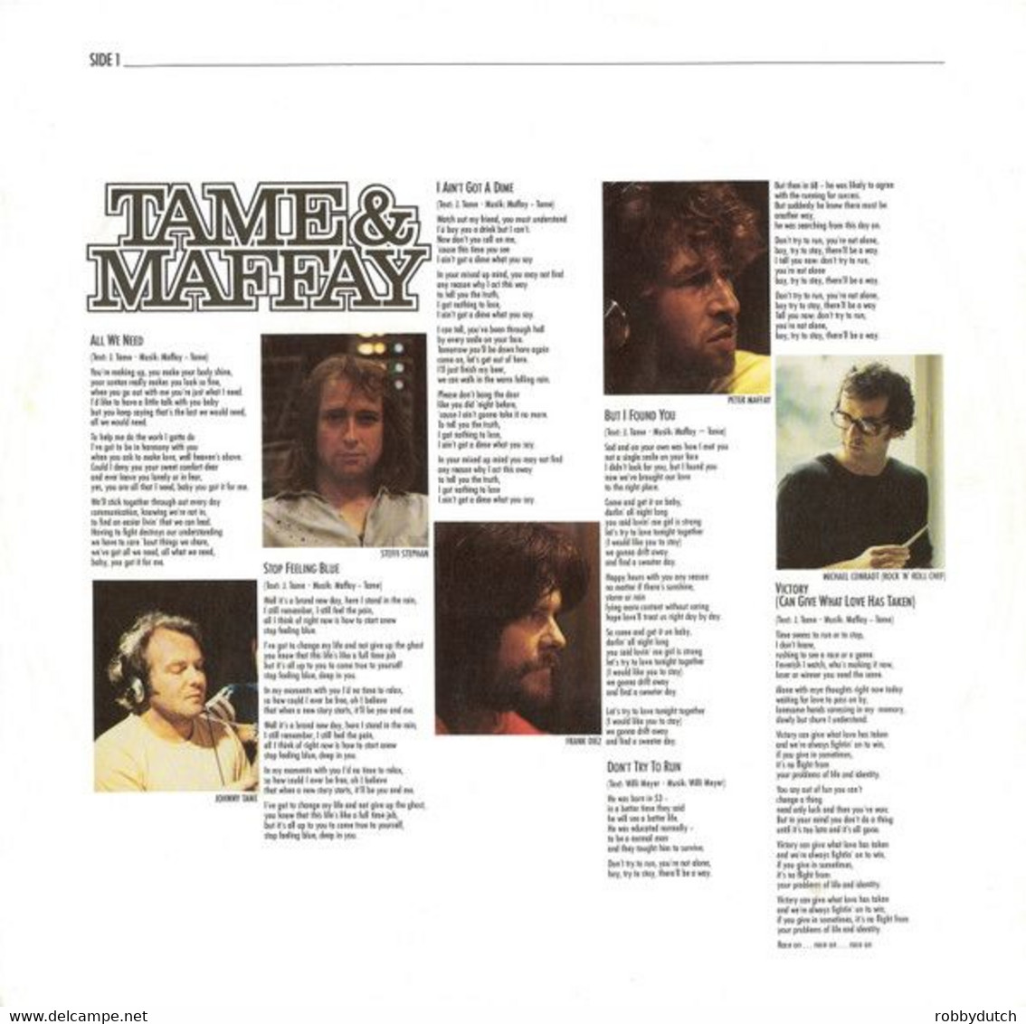 * LP * JOHNNY TAME & PETER MAFFAY - TAME & MAFFAY 2 (Germany 1979 Ex-!!!) - Country En Folk