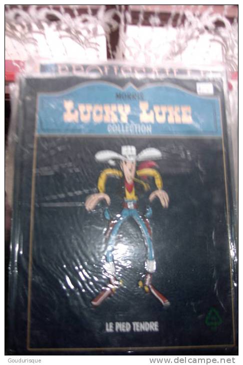 LUCKY LUKE  COLLECTION TYPE ROMBALDI CUIR ALBUM SIMPLE LE PIED TENDRE      MORRIS - Lucky Luke