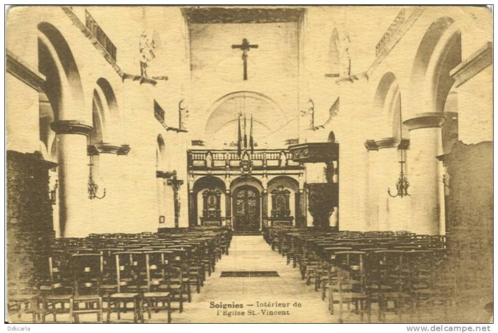 Soignies - Intérieur De L´Eglise St.-Vincent - Soignies