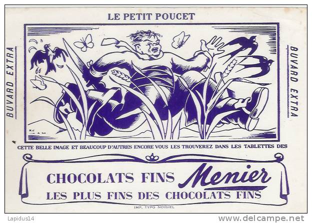 BU 13 / BUVARD       CHOCOLAT MEUNIER    LE PETIT POUCET - Cocoa & Chocolat