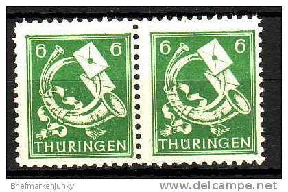 3231) SBZ Mi.Nr. 95 AXdv Im Paar Postfrisch ** - Mint