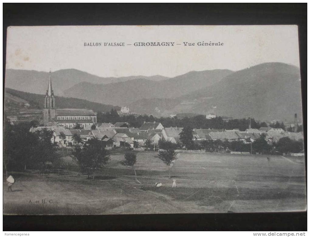 GIROMAGNY - Ballon D´Alsace - Vue Générale - Au Fonds Les Vosges - Giromagny