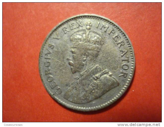 11 SUID AFRICA  SUD AFRICA   3 P SILVER COIN PLATA     AÑO / YEAR   1932    MBC/ VF - Afrique Du Sud