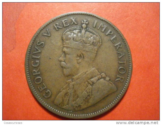 542 SUID AFRICA SUDAFRICA   ONE PENNY      AÑO / YEAR   1930  MBC/VF - Sudáfrica