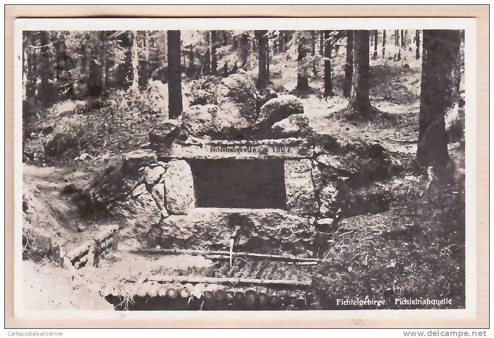 FICHTELGEBIRGE FICHTELNABQUELLE ABRI CAMPAGNE 1907 CPAWW1 18.10.1945 GERMANY DEUTSCHLAND DUITSLAND GERMANIA -5187A - Weiden I. D. Oberpfalz