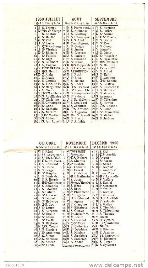 CALENDRIER  1950 - Groot Formaat: 1941-60