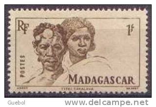 Madagascar - N° 306 * Types Sakalaves De La Série Courante De 1946 - Ongebruikt
