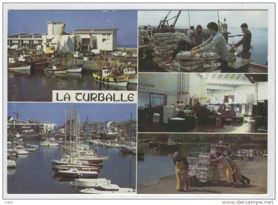 LA TURBALLE.  DEBARQUEMENT DU POISSON.... - La Turballe