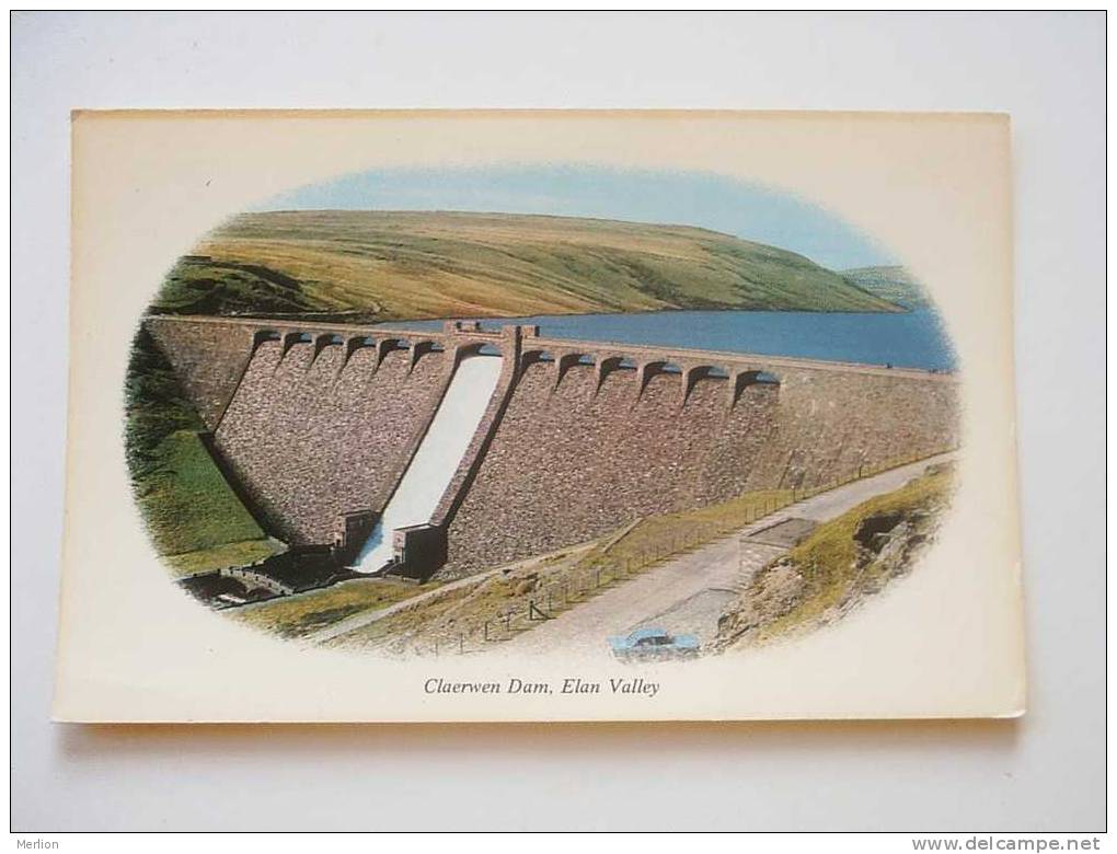 Wales - Claerwen Dam - Elan Valley    Cca 1960´s     -VF  D31363 - Montgomeryshire