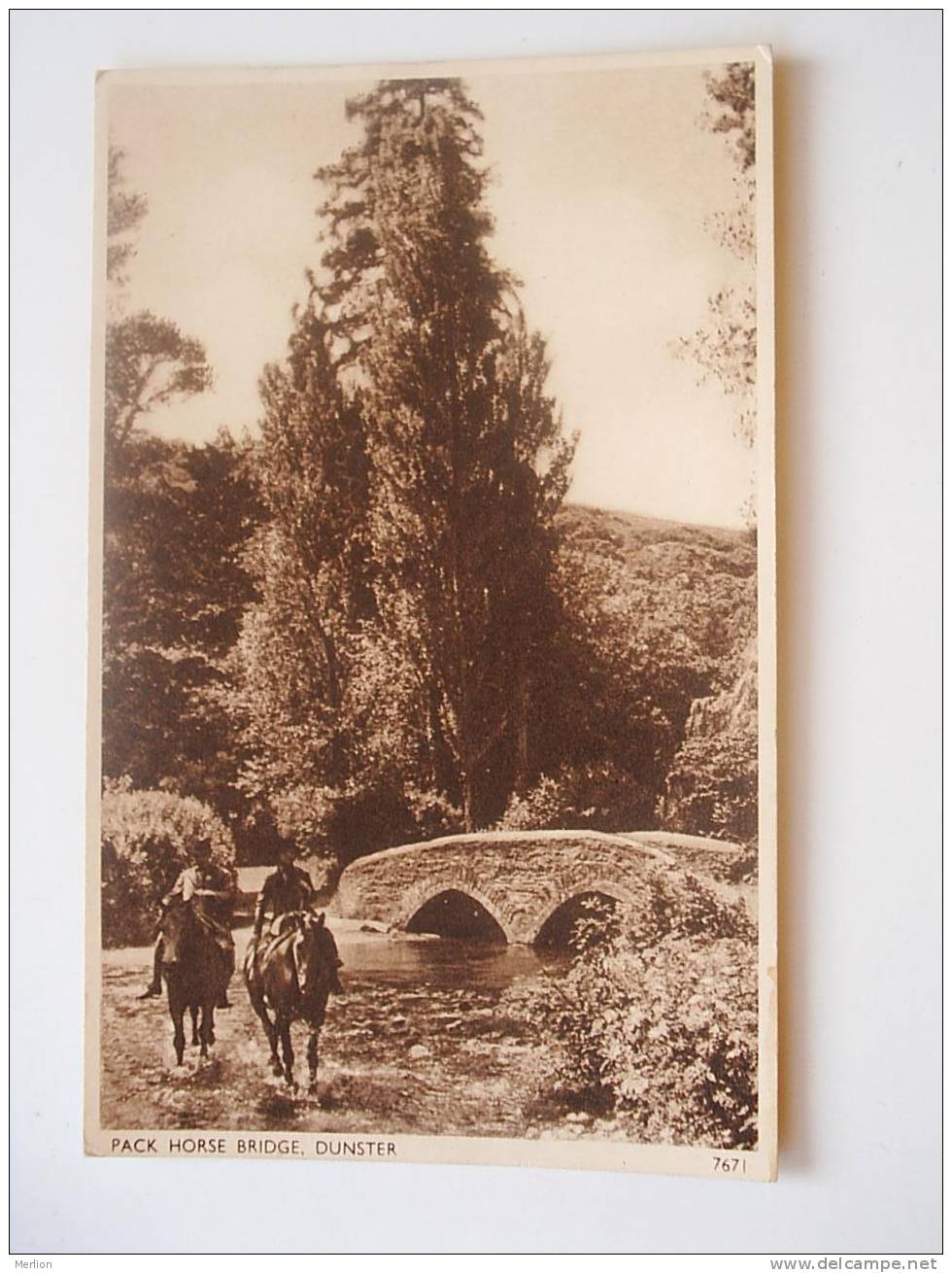 Somerset - Pack Horse Bridge, Dunster  Cca 1920-30´s  VF  D31365 - Andere & Zonder Classificatie