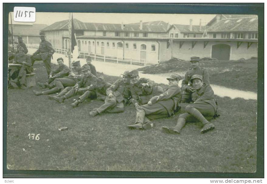 DISTRICT D´AUBONNE ///  CAMP MILITAIRE DE BIERE  - B  ( FORTES ADHERENCES AU DOS DUES A UN COLLAGE DE LA CARTE ) - Bière