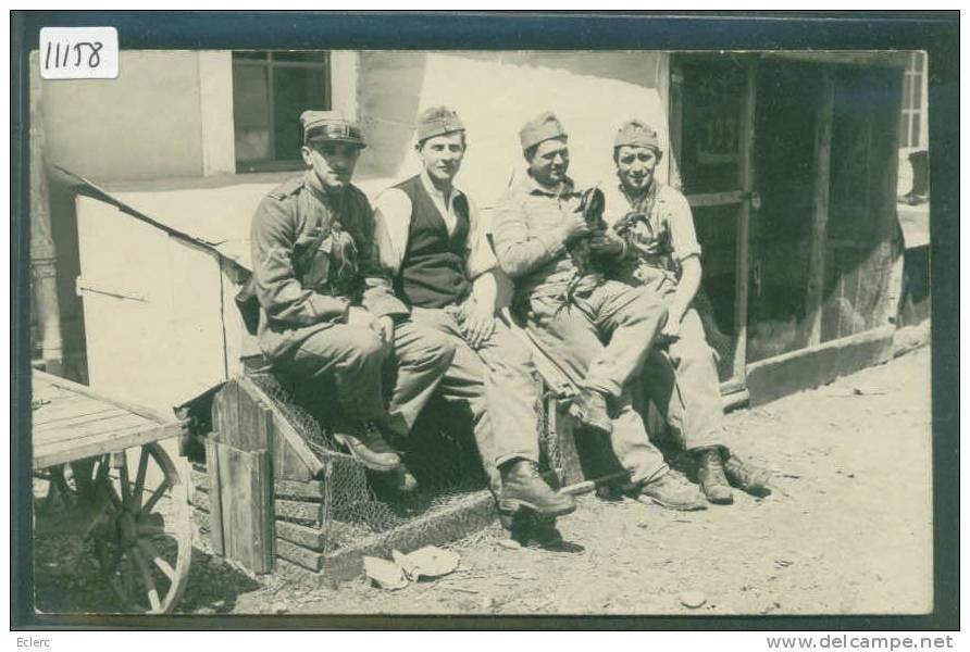 DISTRICT D´AUBONNE ///  CAMP MILITAIRE DE BIERE  - B  ( FORTES ADHERENCES AU DOS DUES A UN COLLAGE DE LA CARTE ) - Bière